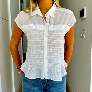 Ruched Top From Anthropologie